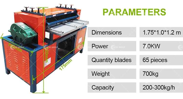 AC Radiator Stripper paramter