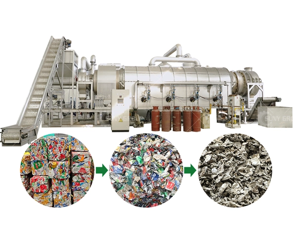 Aluminum Cans Paint Removing Furnace