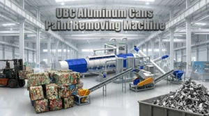 full scrap aluminum can recycling plant