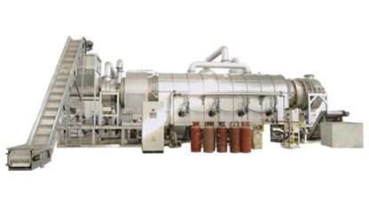 Aluminum Cans Paint Removing Furnace