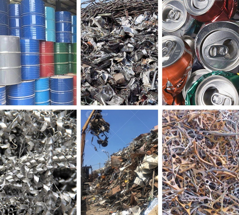 Aluminum stranded wire recycling machine application