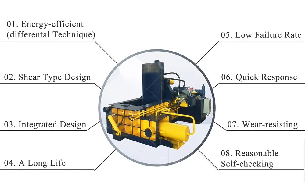 Aluminum stranded wire recycling machine feature