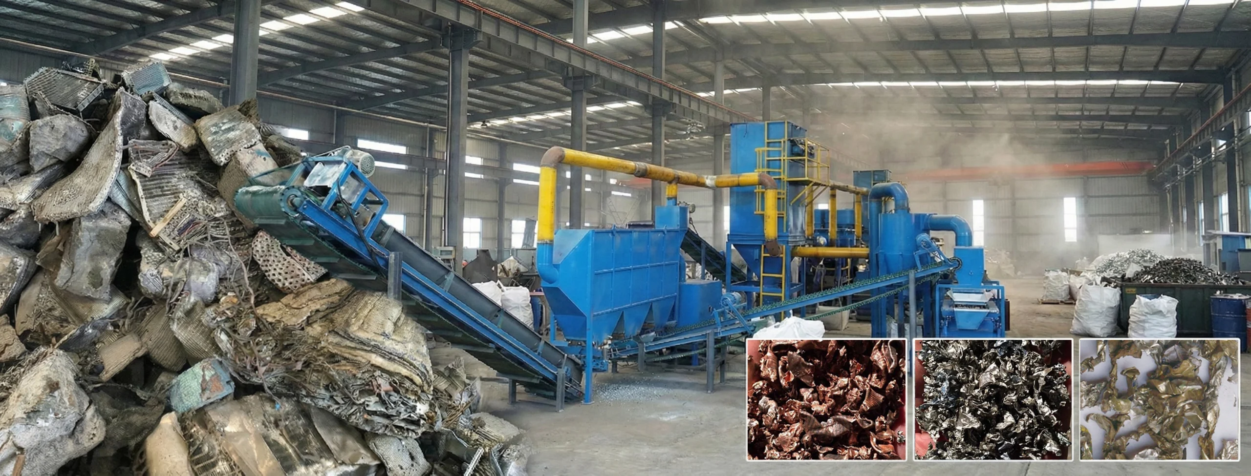 Copper and Aluminum Radiator Recycling Plant