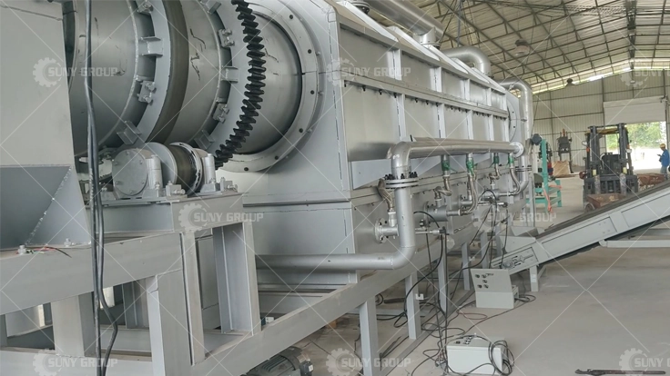 Indonesian Aluminum Cans Paint Removing Furnace site