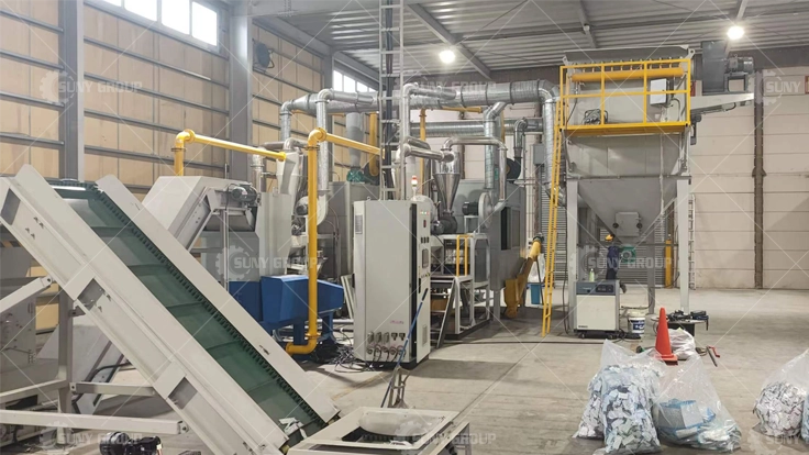 Japan aluminum-plastic medical board recycling customer site