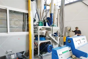 Russian customer’s aluminum-plastic milk carton recycling site