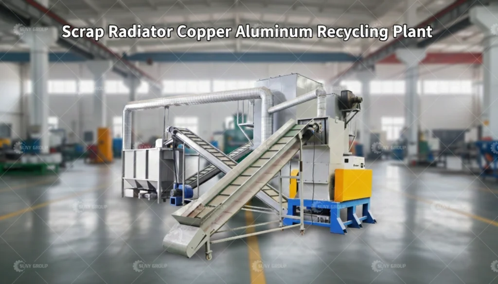 Scrap Radiator Recycling Plant detail