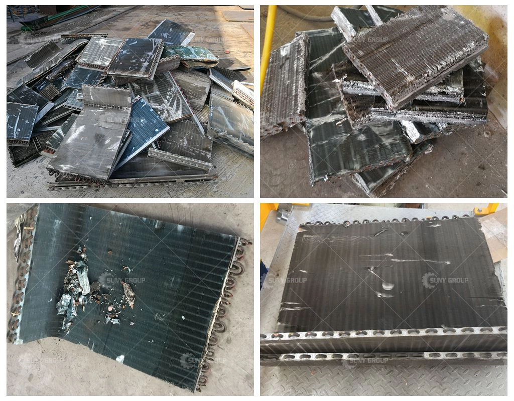 Scrap Radiator Recycling Plant raw material