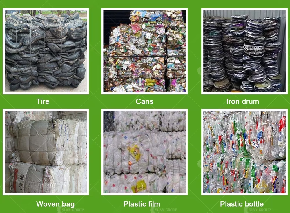 Vertical UBC Cans Baler raw material