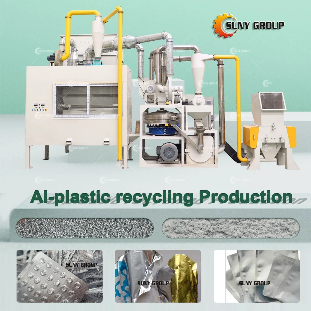 Waste AI-plastic Recycling Plant detail