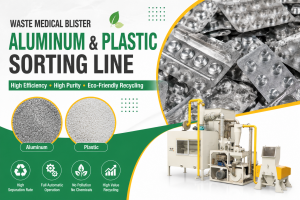how an aluminum plastic recycling line recycles blister packs for meds efficiently