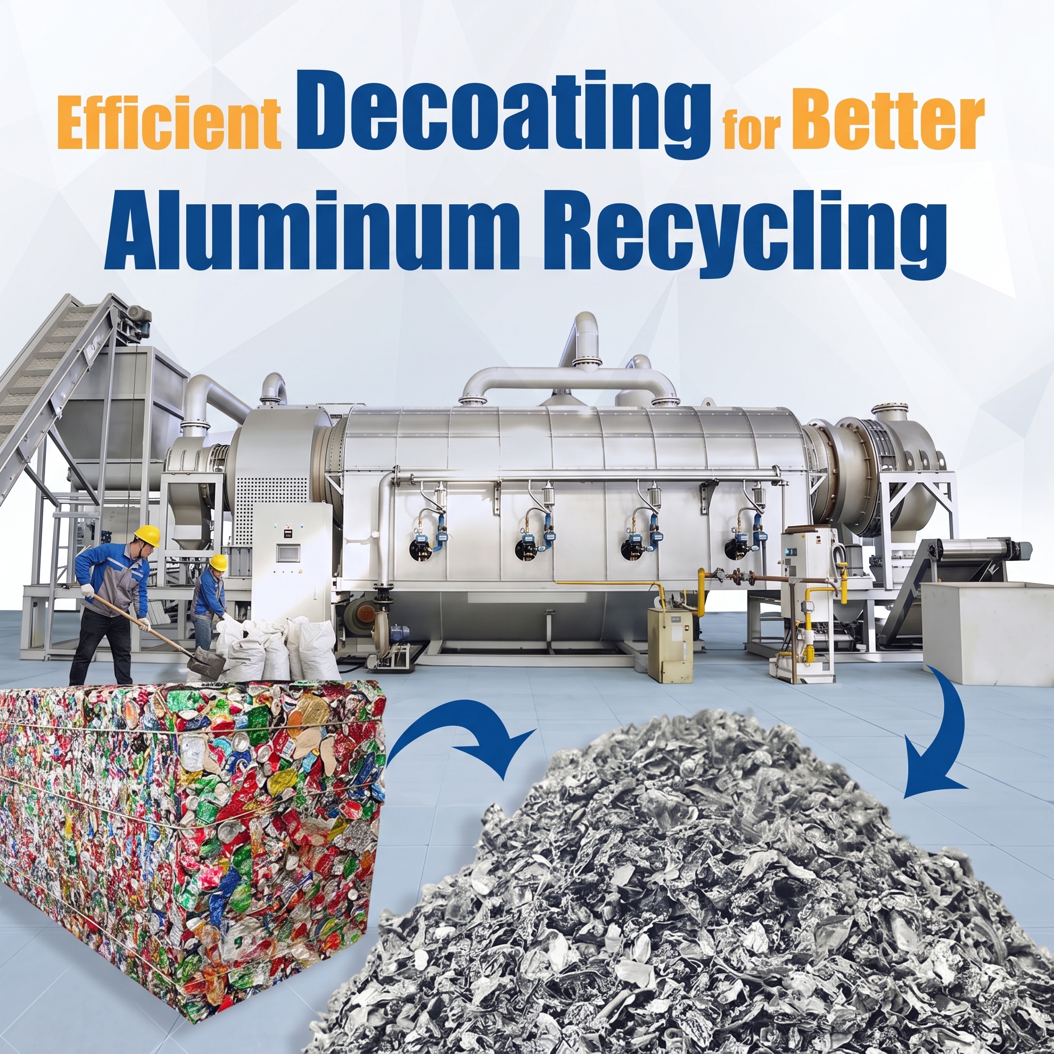 Continuous UBC Cans Decoating Line: High Recovery & Low Melt Loss